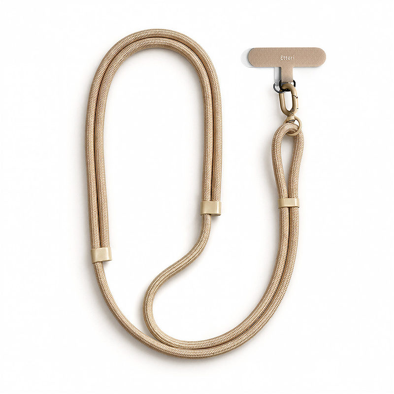 Etteri universal neck lanyard for phones beige