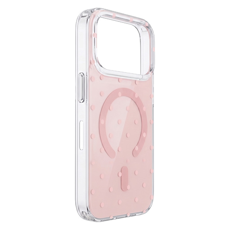 Bubble Dots Mag case for iPhone 12 / 12 Pro 6,1" pink - Billede 2