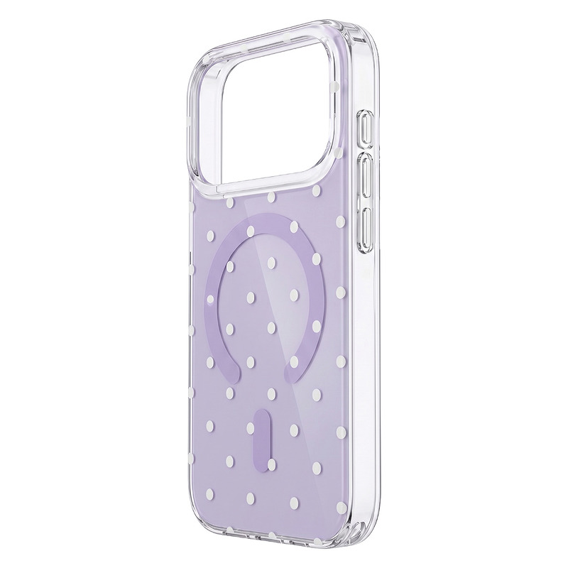 Bubble Dots Mag case for iPhone 13 / 14 6,1" purple - Billede 3