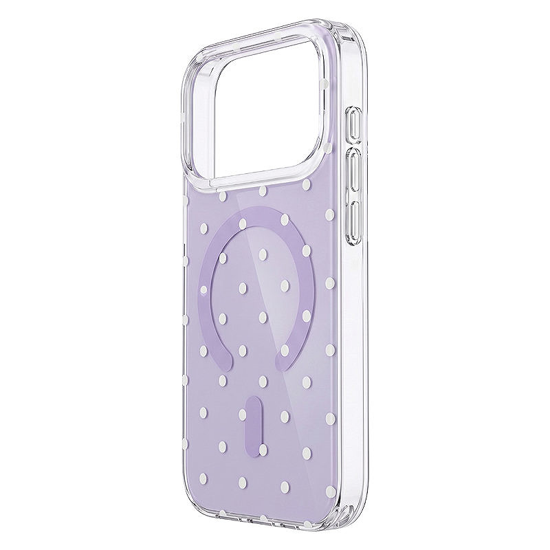 Bubble Dots Mag case for iphone 16 6,1" purple - Billede 3