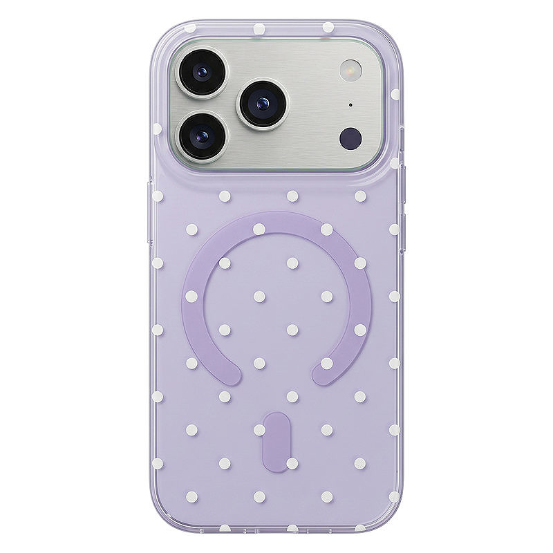 Bubble Dots Mag case for iphone 16 6,1" purple - Billede 4