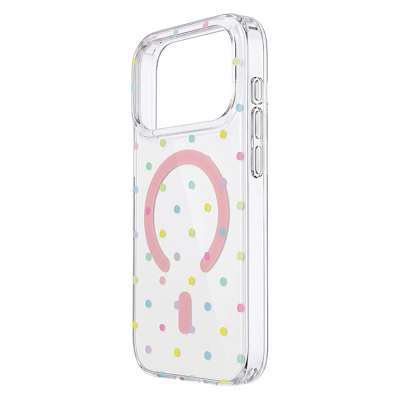 Bubble Dots Mag case for iphone 15 6,1" white - Billede 3