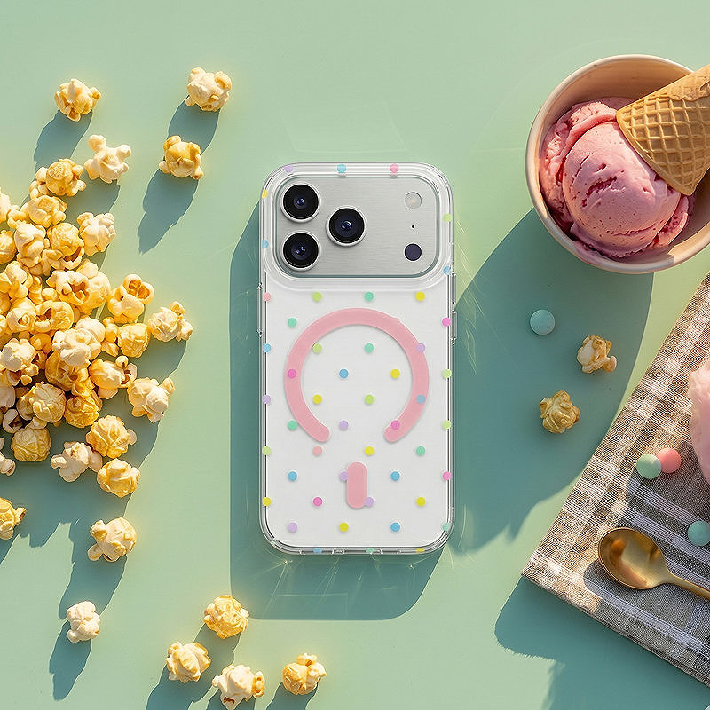 Bubble Dots Mag case for Samsung S26 white - Billede 5