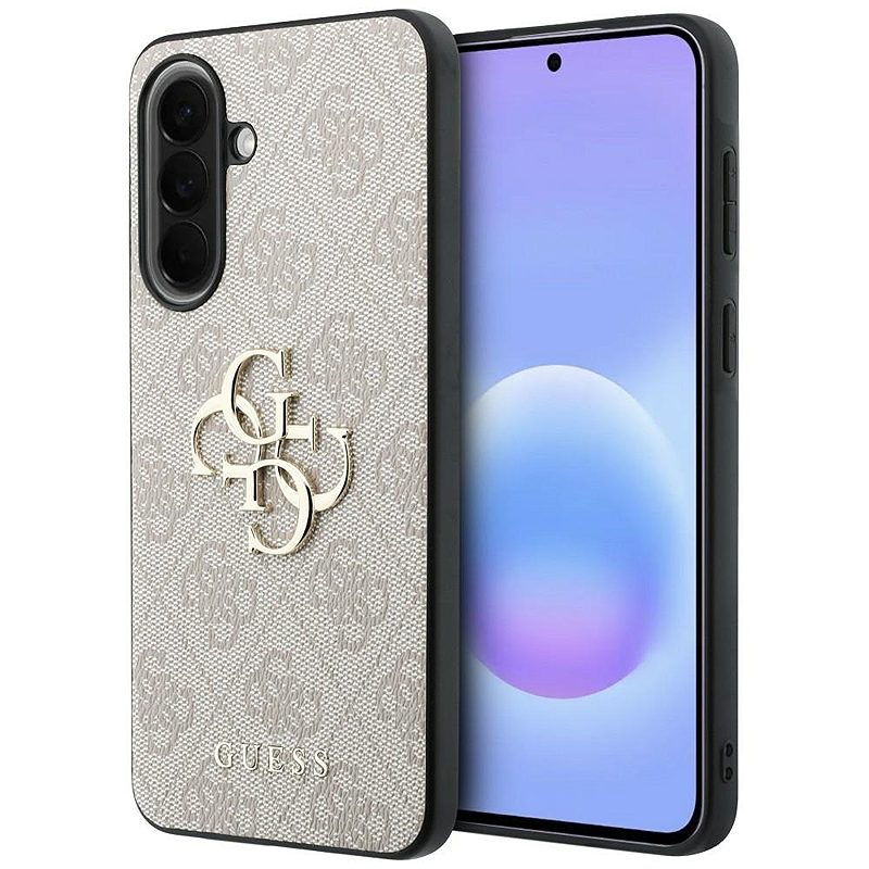 Guess HC PU 4G Big Logo case for Samsung Galaxy A57 pink
