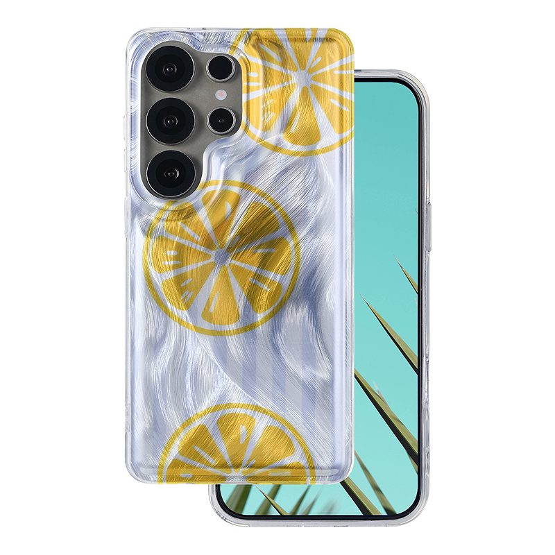 Ultra Trendy Summer case for Samsung Galaxy S25 Ultra lemon
