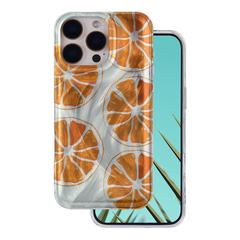 Ultra Trendy Summer case for iPhone 15 Pro 6,1" orange