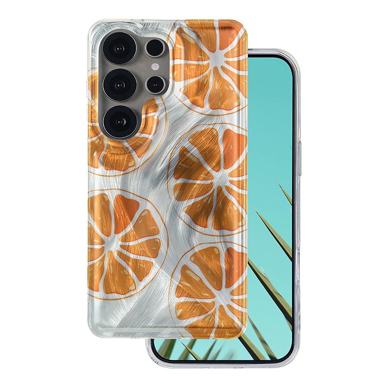 Ultra Trendy Summer case for Samsung Galaxy S25 Ultra orange - Billede 2