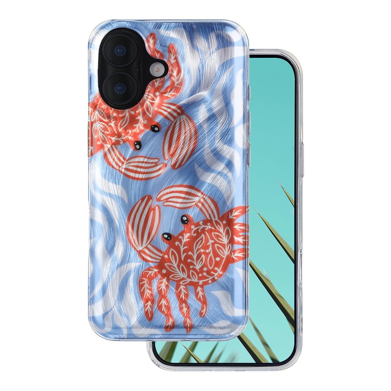 Ultra Trendy Summer case for iPhone 17 6,3" crab