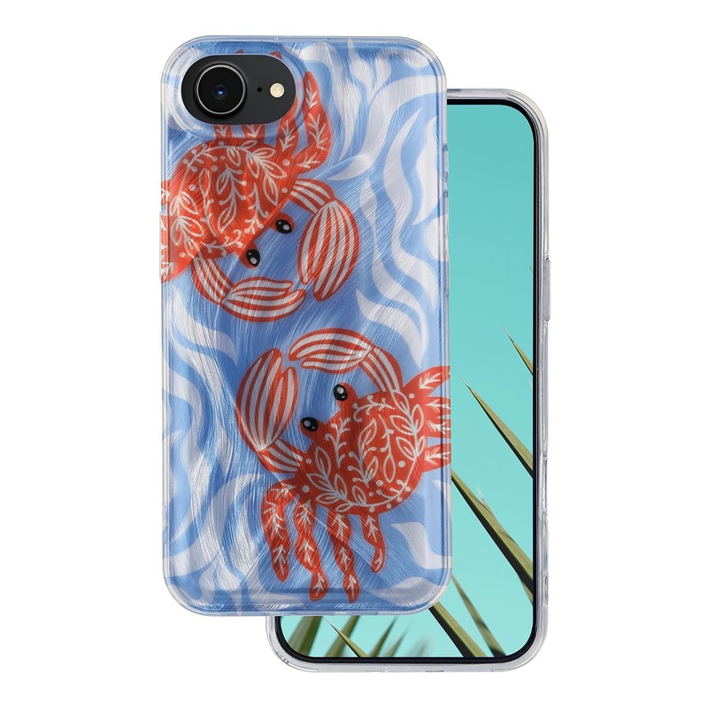 Ultra Trendy Summer case for iPhone 16e / 17e crab