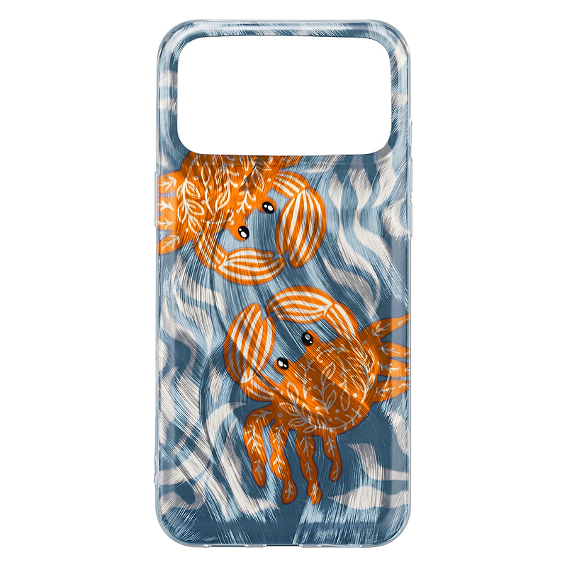 Ultra Trendy Summer case for Samsung Galaxy A17 4G / A17 5G crab - Billede 2