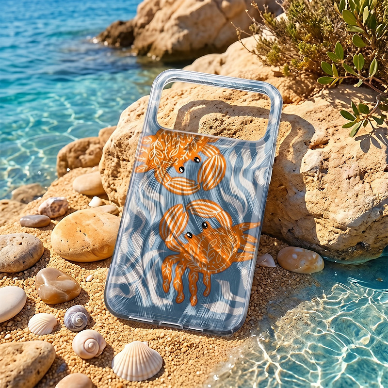Ultra Trendy Summer case for Samsung Galaxy A17 4G / A17 5G crab - Billede 5