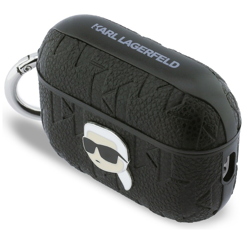 Karl Lagerfeld Monogram Karl Head for AirPods Pro 3 black - Billede 3