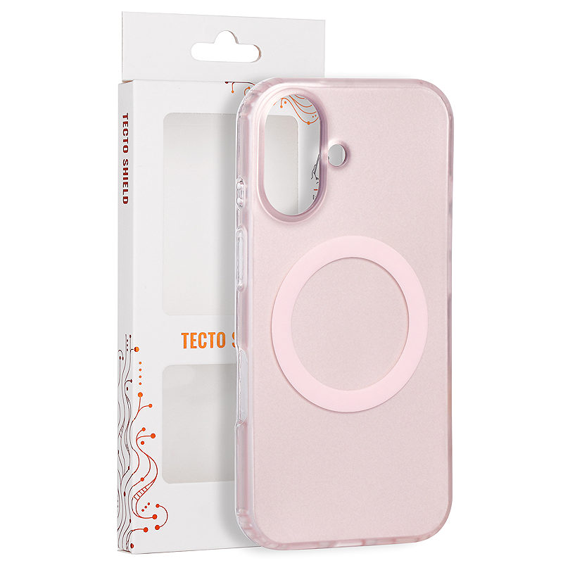 Tecto Shield Mistiq Mag case for iPhone 16 6,1" pink