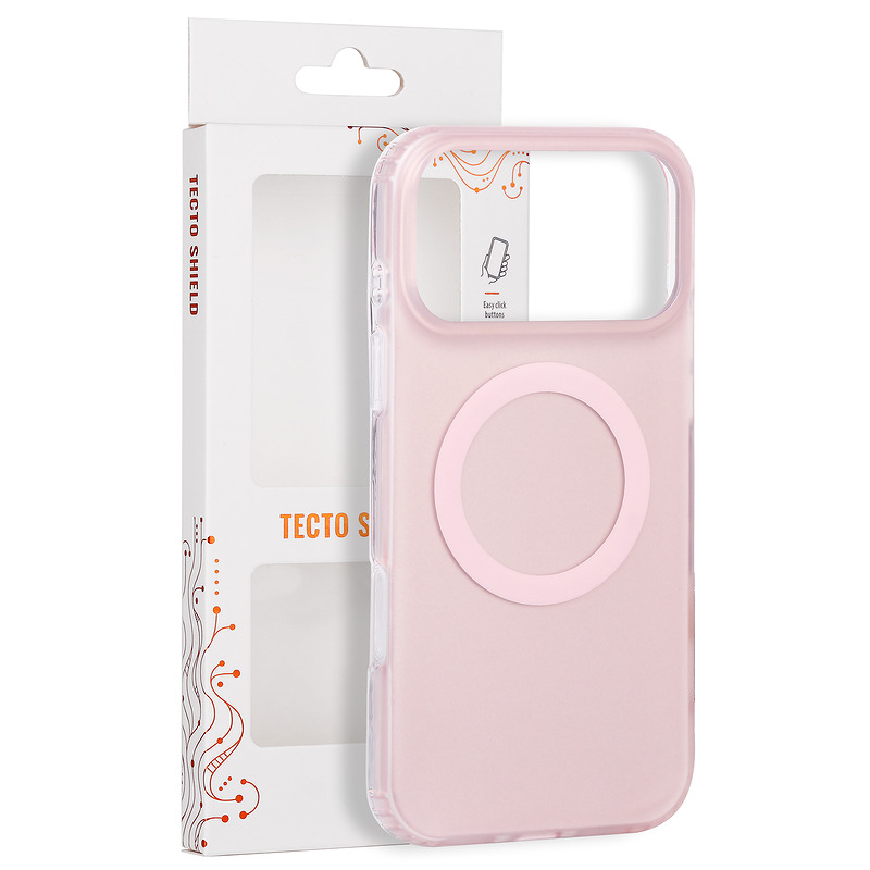 Tecto Shield Mistiq Mag case for iPhone 17 Pro Max 6,9" / 18 Pro Max 6,9" pink