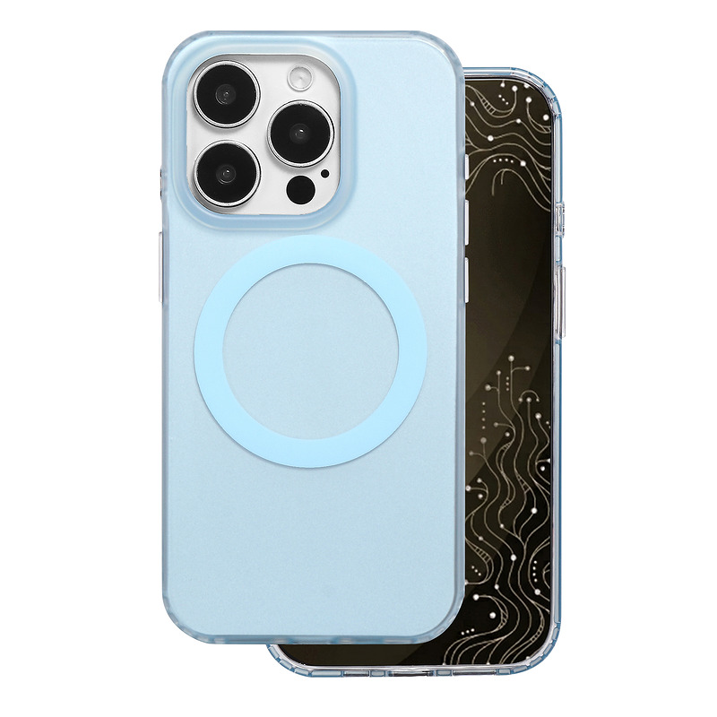 Tecto Shield Mistiq Mag case for iPhone 15 Pro 6,1" blue - Billede 2