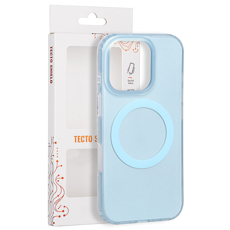 Tecto Shield Mistiq Mag case for iPhone 16 Pro 6,3" blue