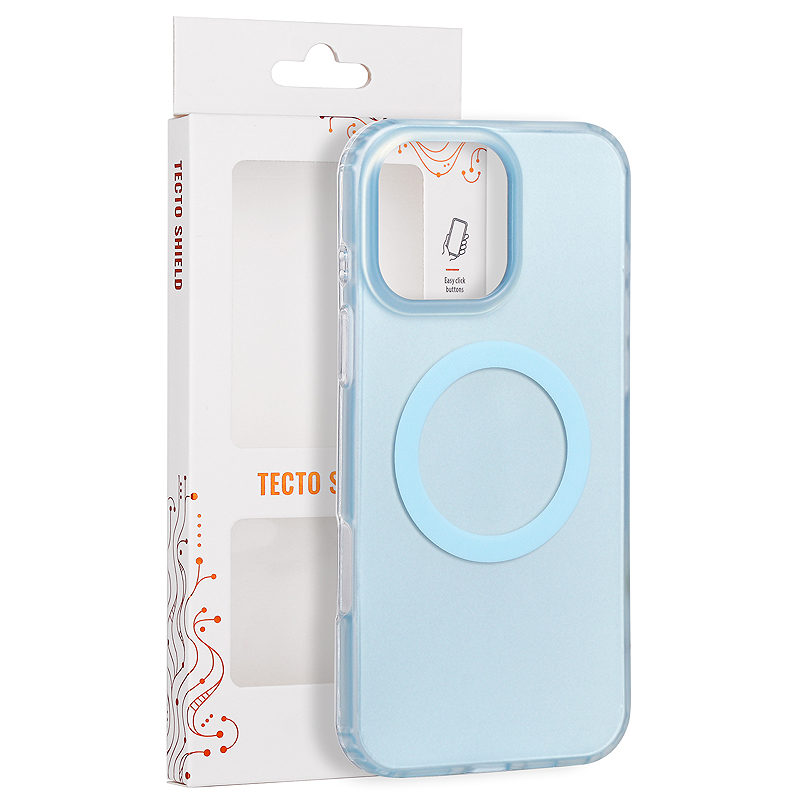 Tecto Shield Mistiq Mag case for iPhone 16 Pro Max 6,9" blue