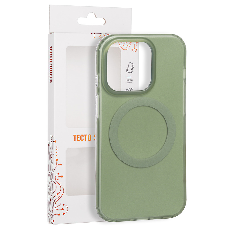 Tecto Shield Mistiq Mag case for iPhone 14 Pro 6,1" olive