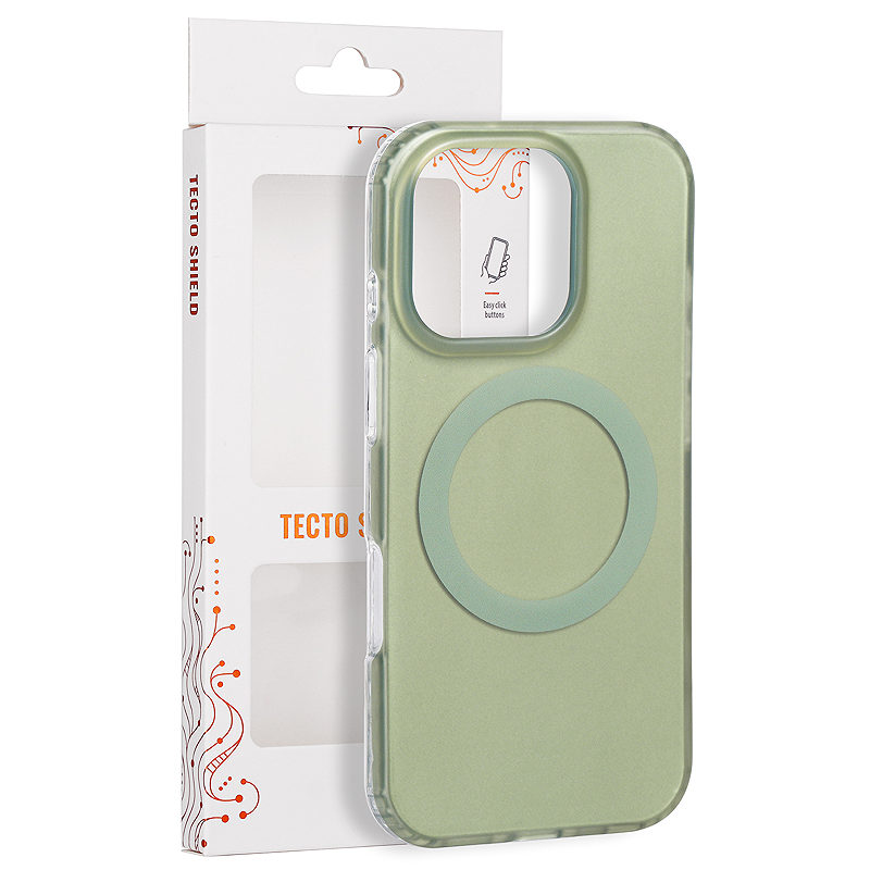 Tecto Shield Mistiq Mag case for iPhone 16 Pro 6,3" olive