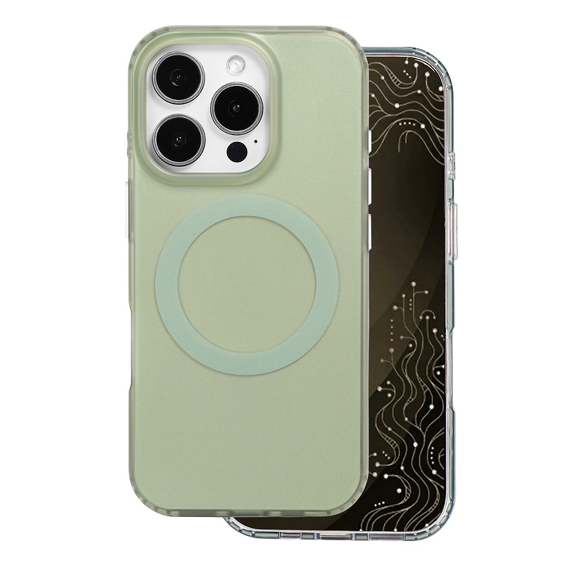 Tecto Shield Mistiq Mag case for iPhone 16 Pro 6,3" olive - Billede 2
