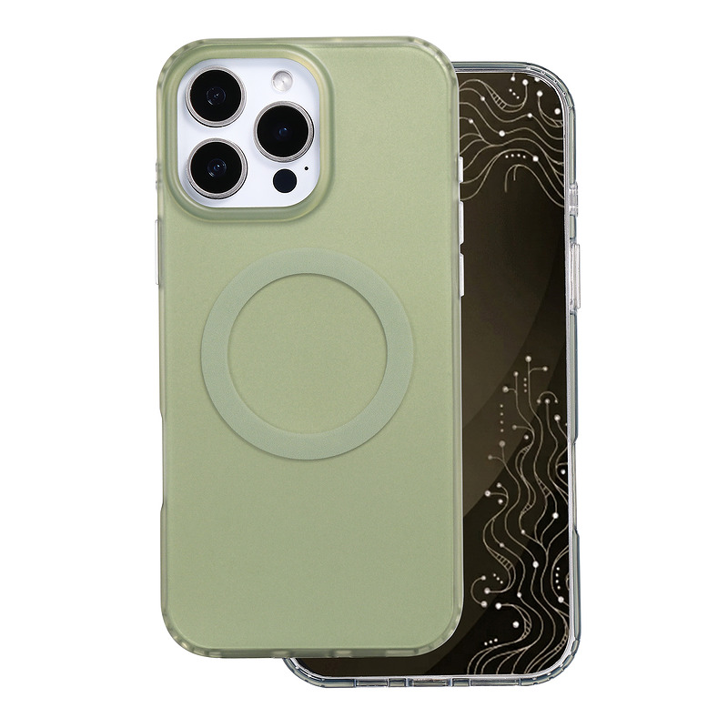 Tecto Shield Mistiq Mag case for iPhone 16 Pro Max 6,9" olive - Billede 2