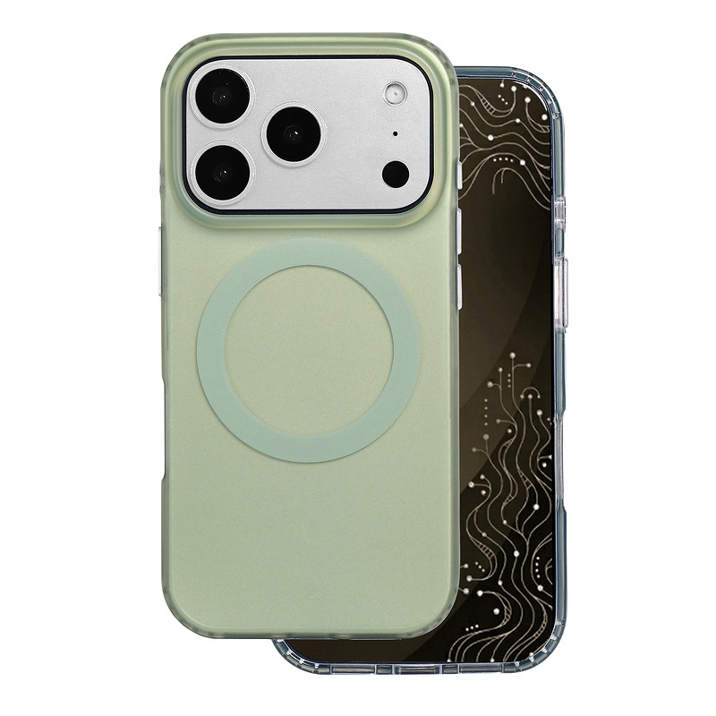 Tecto Shield Mistiq Mag case for iPhone 17 Pro 6,3" / 18 Pro 6,3" olive - Billede 2