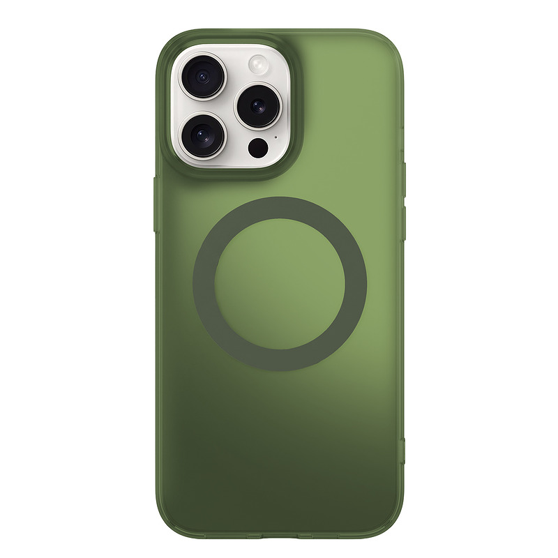 Tecto Shield Mistiq Mag case for iPhone 17 Pro 6,3" / 18 Pro 6,3" olive - Billede 4