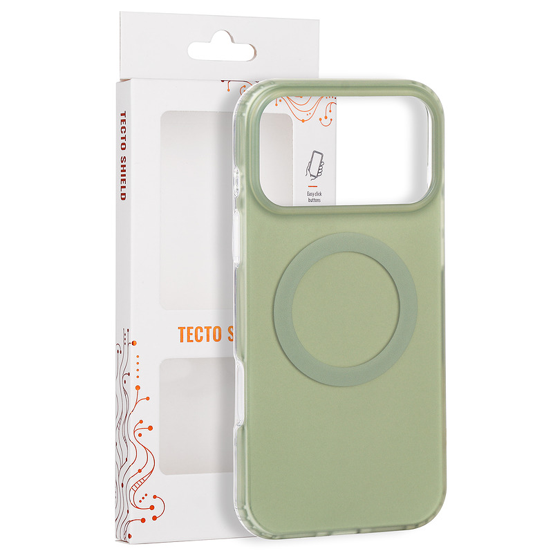 Tecto Shield Mistiq Mag case for iPhone 17 Pro Max 6,9" / 18 Pro Max 6,9" olive