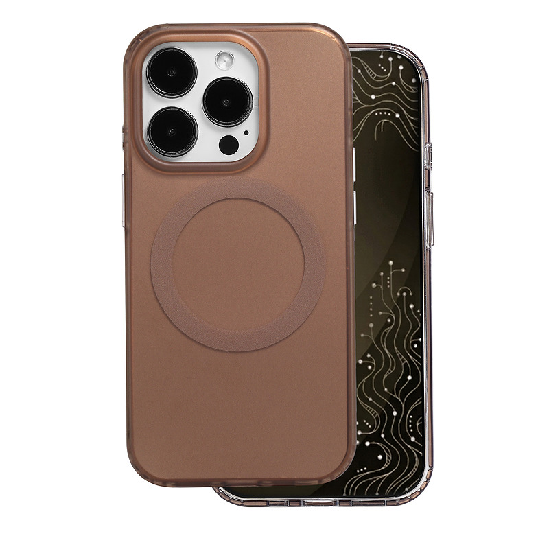 Tecto Shield Mistiq Mag case for iPhone 14 Pro 6,1" brown - Billede 2