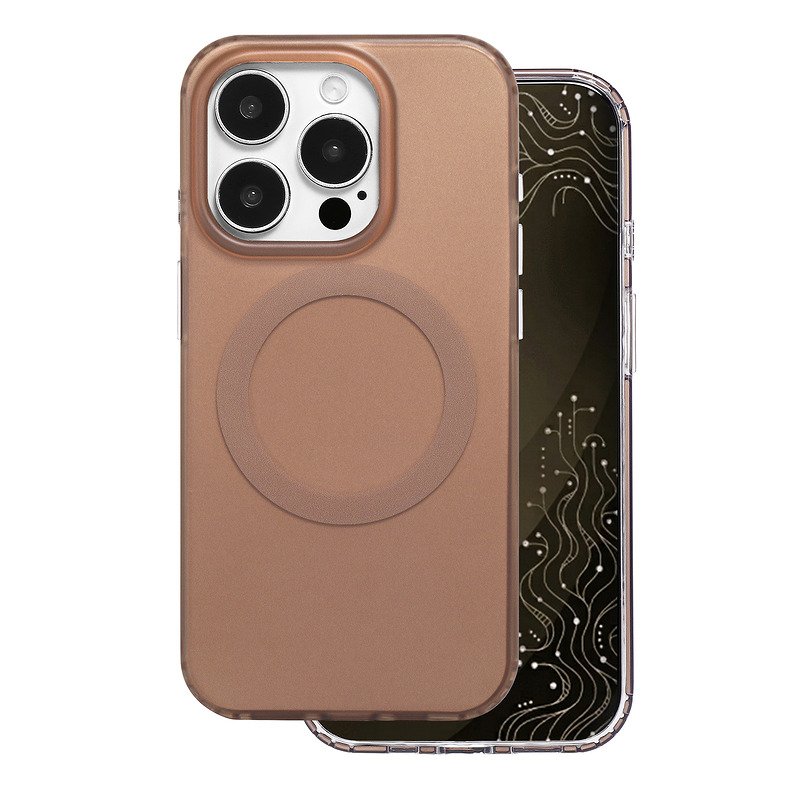 Tecto Shield Mistiq Mag case for iPhone 15 Pro 6,1" brown - Billede 2