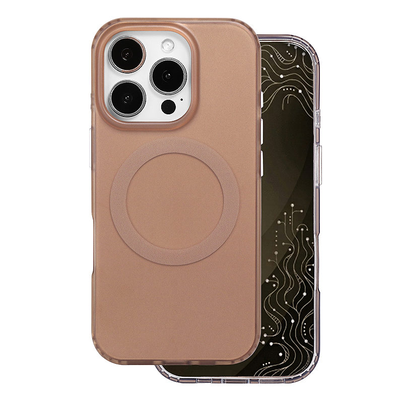 Tecto Shield Mistiq Mag case for iPhone 16 Pro 6,3" brown - Billede 2