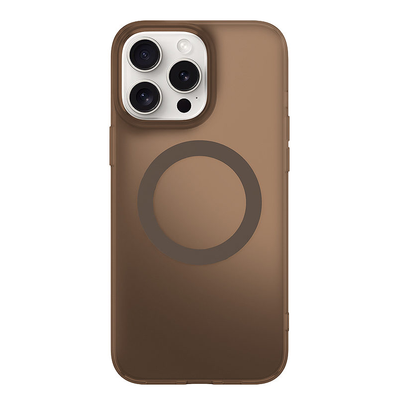 Tecto Shield Mistiq Mag case for iPhone 16 Pro 6,3" brown - Billede 4