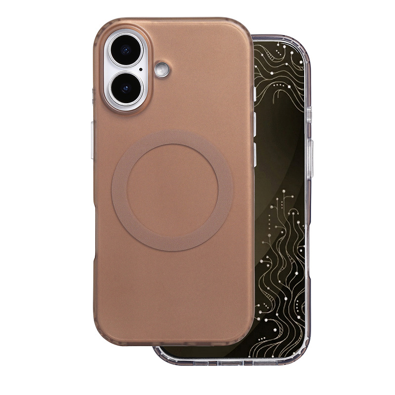 Tecto Shield Mistiq Mag case for iPhone 17 6,3" brown - Billede 2