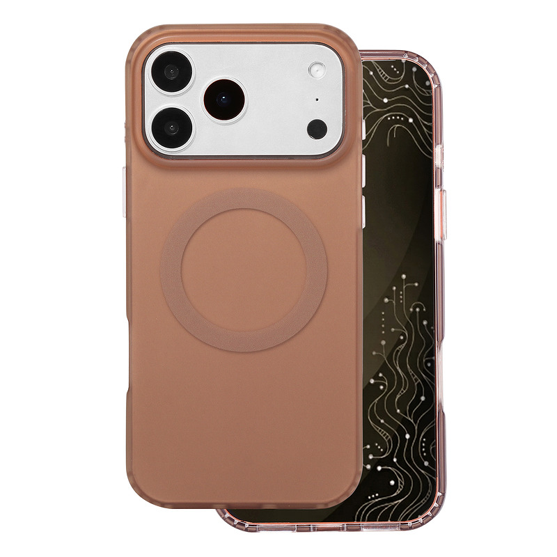 Tecto Shield Mistiq Mag case for iPhone 17 Pro Max 6,9" / 18 Pro Max 6,9" brown - Billede 2