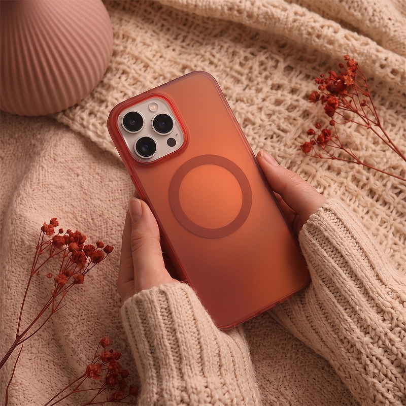 Tecto Shield Mistiq Mag case for iPhone 15 Pro 6,1" red - Billede 5
