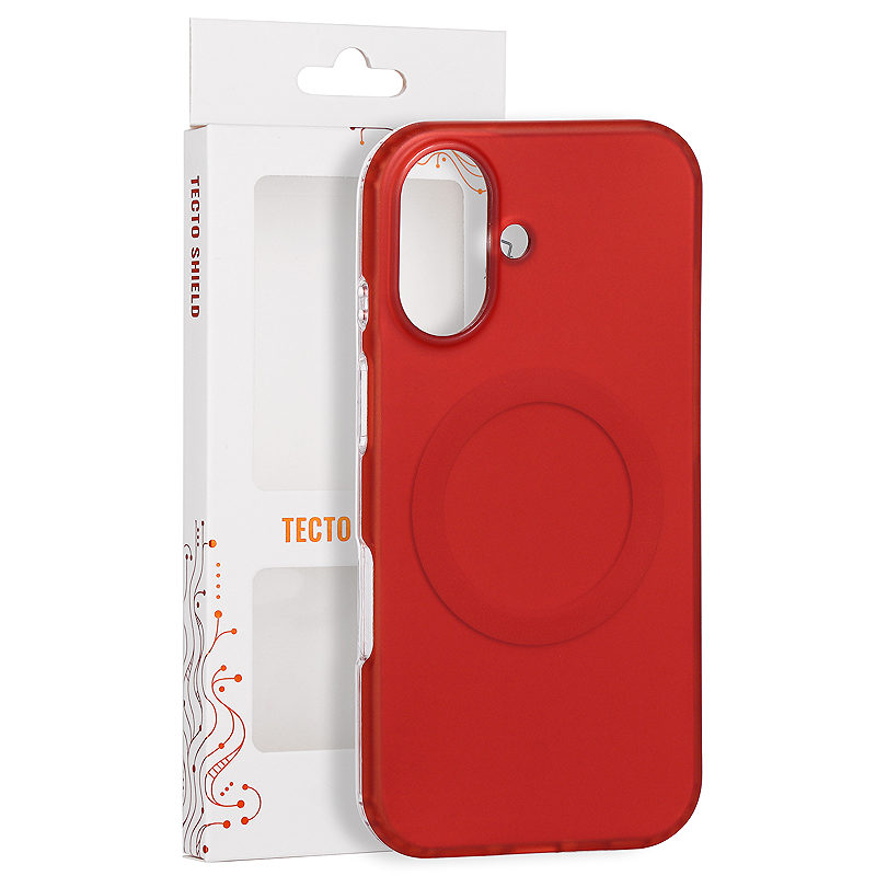 Tecto Shield Mistiq Mag case for iPhone 16 6,1" red