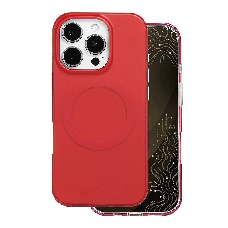 Tecto Shield Mistiq Mag case for iPhone 16 Pro 6,3" red - Billede 2