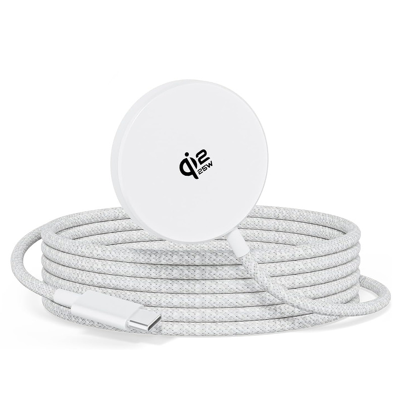 XO wireless inductive charger QI2.2 JH025 magnetic white