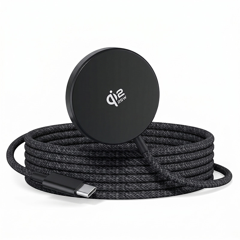 XO wireless inductive charger QI2.2 JH025 magnetic black