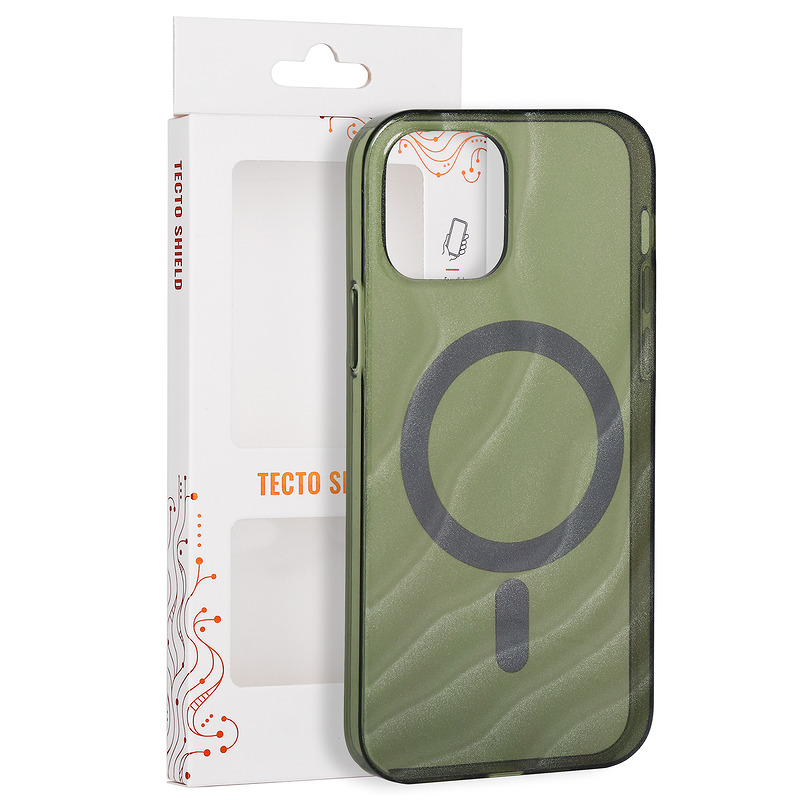 Tecto Shield Desert Mag case for iPhone 12 / 12 Pro 6,1" dark olive