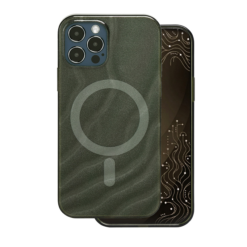Tecto Shield Desert Mag case for iPhone 12 / 12 Pro 6,1" dark olive - Billede 2