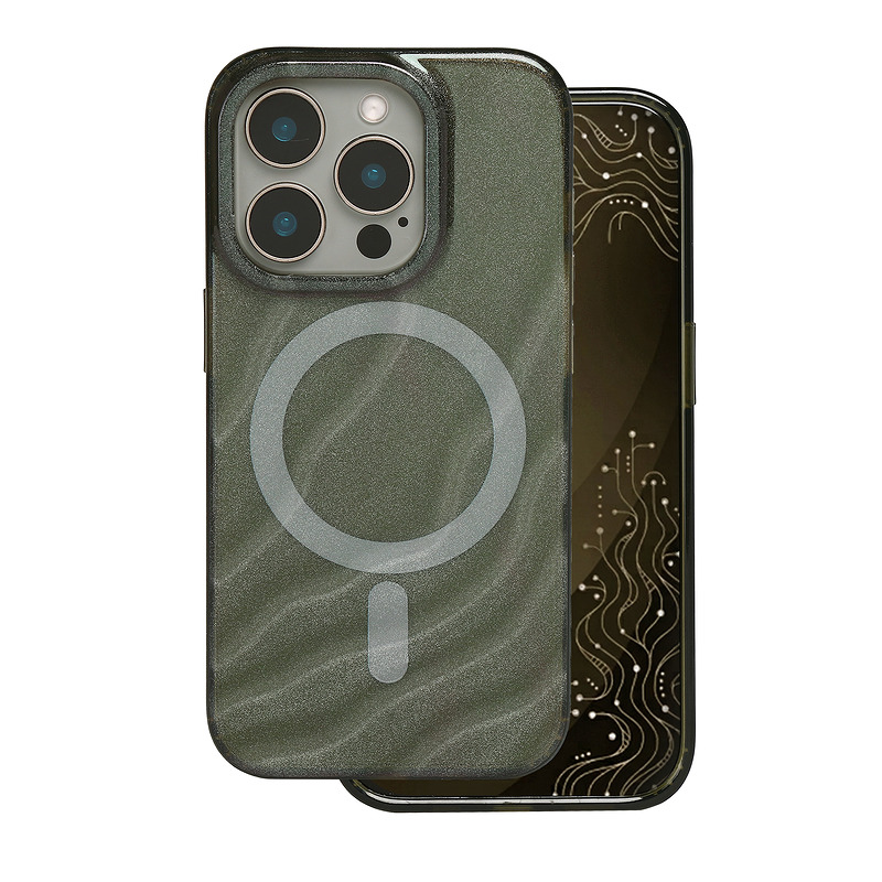 Tecto Shield Desert Mag case for iPhone 15 Pro 6,1" dark olive - Billede 2
