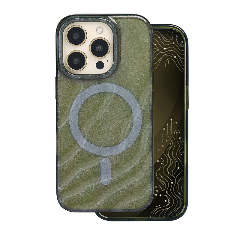 Tecto Shield Desert Mag case for iPhone 16 Pro 6,3" dark olive - Billede 2