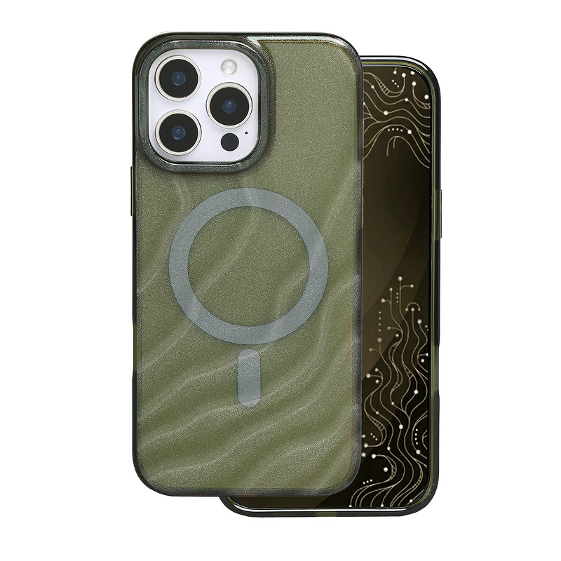 Tecto Shield Desert Mag case for iPhone 16 Pro Max 6,9" dark olive - Billede 2