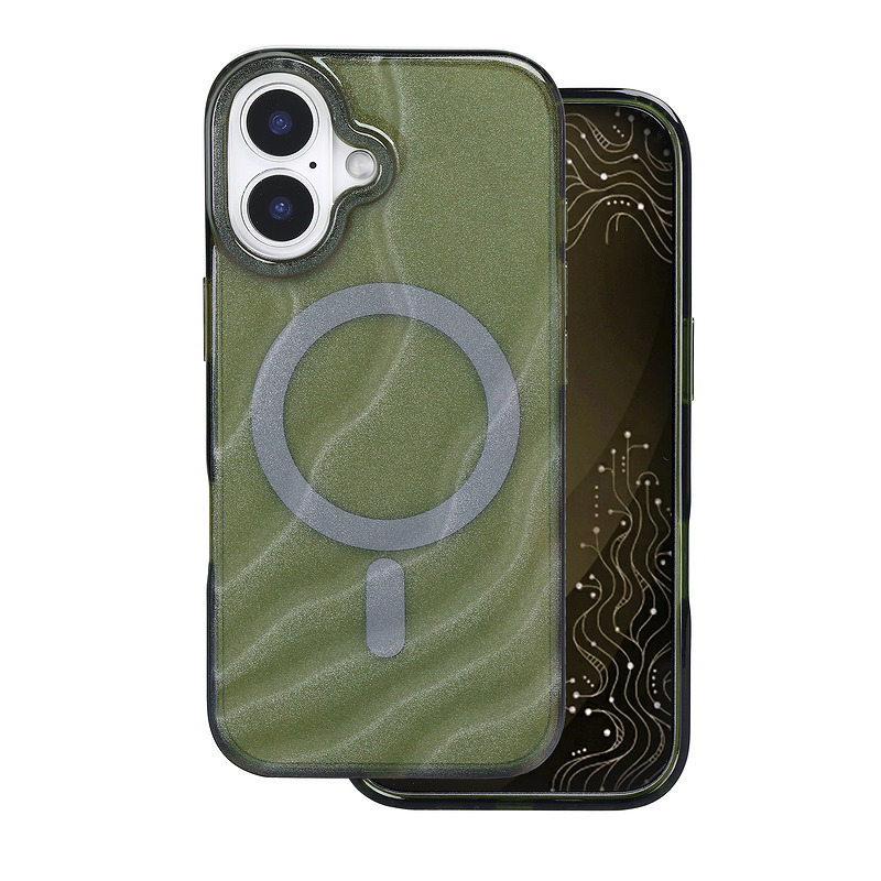Tecto Shield Desert Mag case for iPhone 17 6,3" dark olive - Billede 2