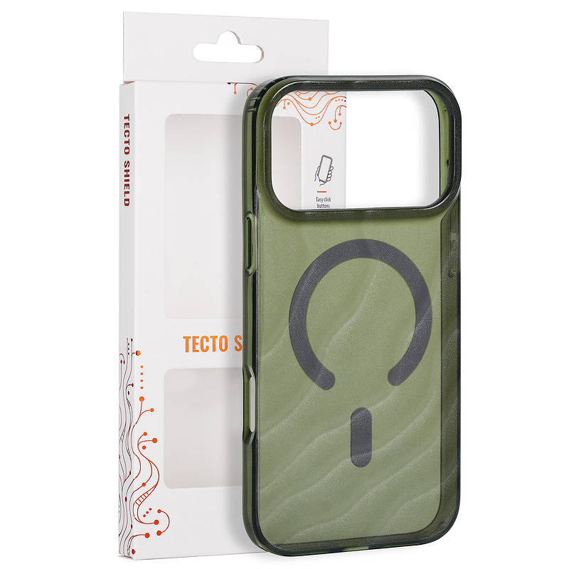 Tecto Shield Desert Mag case for iPhone 17 Pro Max 6,9" / iPhone 18 Pro Max 6,9" dark olive