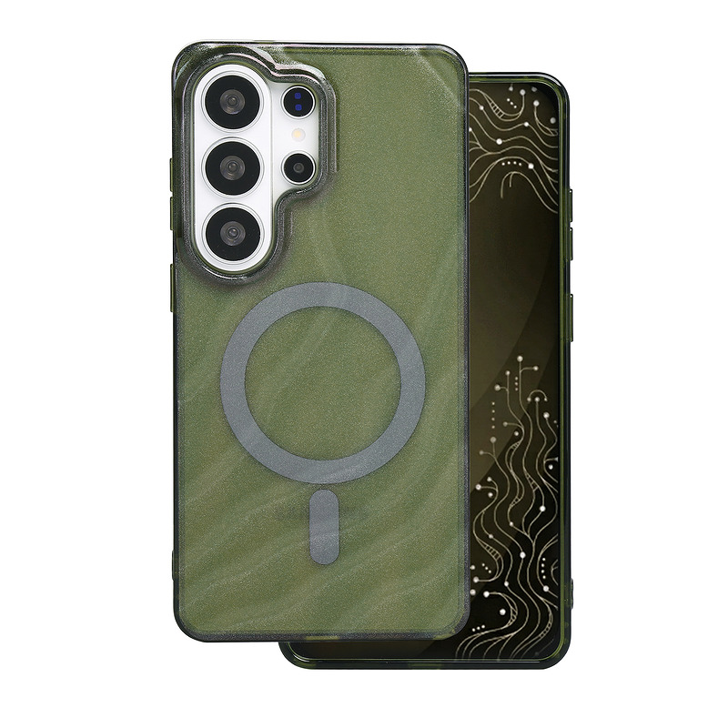 Tecto Shield Desert Mag case for Samsung Galaxy S26 Ultra dark olive - Billede 2