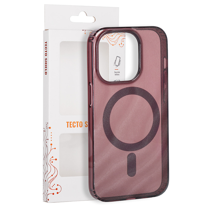 Tecto Shield Desert Mag case for iPhone 14 Pro 6,1" mahogany