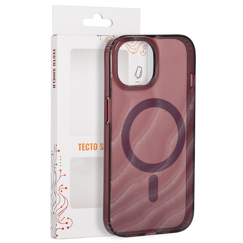 Tecto Shield Desert Mag case for iPhone 15 6,1" mahogany
