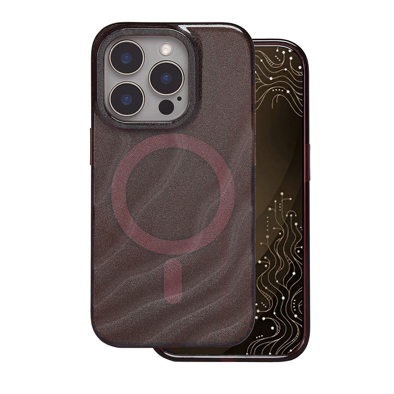 Tecto Shield Desert Mag case for iPhone 15 Pro Max 6,7" mahogany - Billede 2